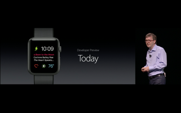 Apple zeigt WatchOS 3. (Screenshot: Golem.de)